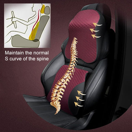 Four Seasons Breathable Memory Foam Car Neck Pillow Polyester Headrest