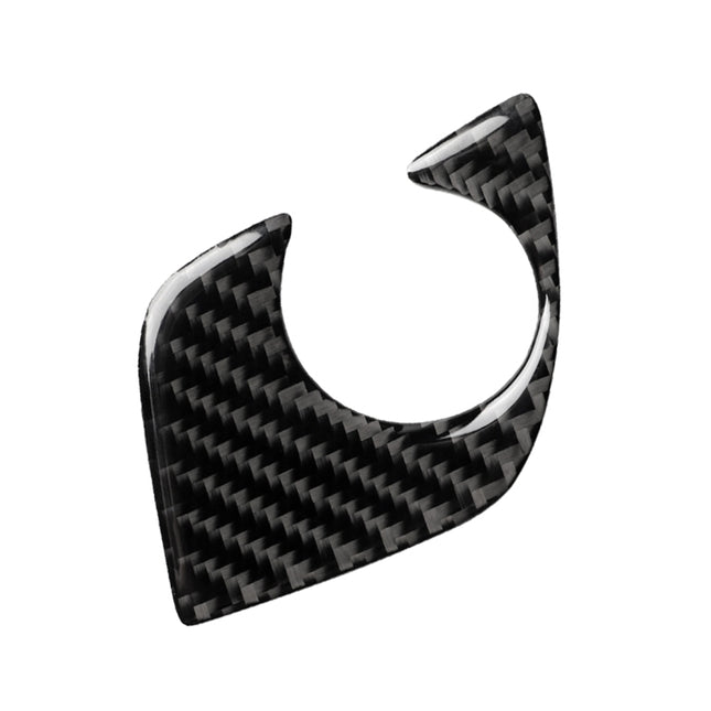 Car Carbon Fiber Gear Lever Lower Panel Decorative Sticker for BMW 5 Series G38 528Li / 530Li / 540Li 2018, Left Drive, Gear Lever Lower