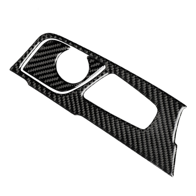 2 in 1 Car Carbon Fiber Gear Position Panel Decorative Sticker for BMW 5 Series G38 528Li / 530Li / 540Li 2018, Left Drive, Gear Position
