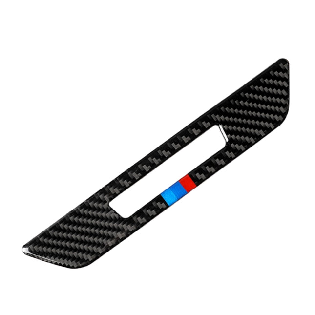 Car Tricolor Carbon Fiber Seat Memory Button Decorative Sticker for BMW 5 Series G38 528Li / 530Li / 540Li 2018, Seat Memory Button(Tricolor)