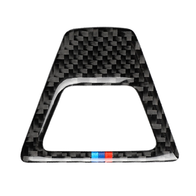 Car Tricolor Carbon Fiber Warning Light Decorative Sticker for BMW 5 Series G38 528Li / 530Li / 540Li 2018