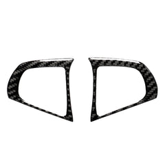Car Carbon Fiber Steering Wheel Button Configuration B Decorative Sticker for BMW 5 Series G30/G38 X3 G01/G08