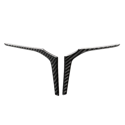 Car Carbon Fiber Steering Wheel Lower Panel Decorative Sticker for BMW G30(2018-2020) / G01(2018-2020) / G02(2019-2020), Steering Wheel Lower Panel