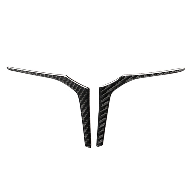 Car Carbon Fiber Steering Wheel Lower Panel Decorative Sticker for BMW G30(2018-2020) / G01(2018-2020) / G02(2019-2020), Steering Wheel Lower Panel