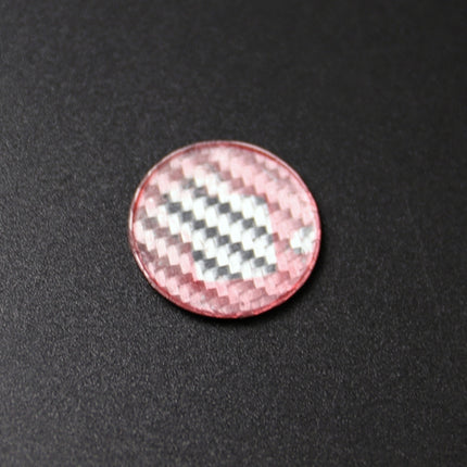 Car Engine Start Key Push Button Cover Trim Carbon Fiber Sticker Decoration for BMW F / G Chassis