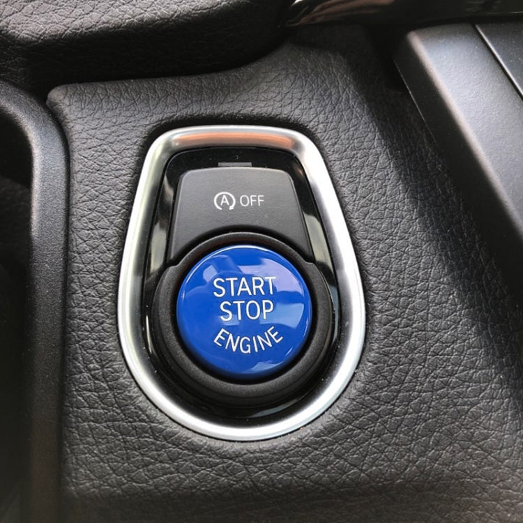 Car Engine Start Key Push Button Cover for BMW G / F Chassis,  with Start and Stop