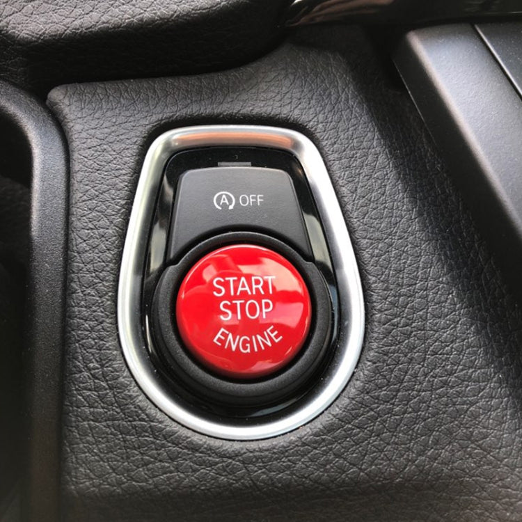 Car Engine Start Key Push Button Cover for BMW G / F Chassis,  with Start and Stop