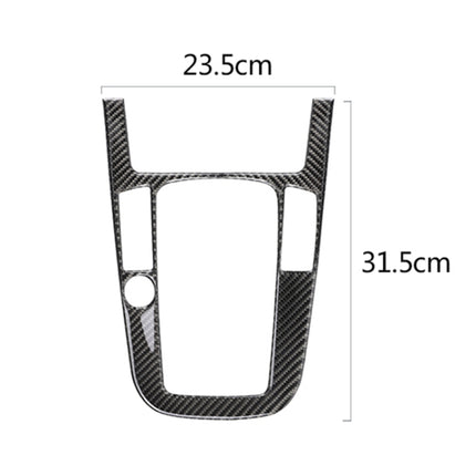 Car Carbon Fiber Gear Position Panel Decorative Sticker for Audi 2010-2018 Q5 / 2009-2016 A4L / 2009-2016 A5, Left Drive, Gear Position (B)