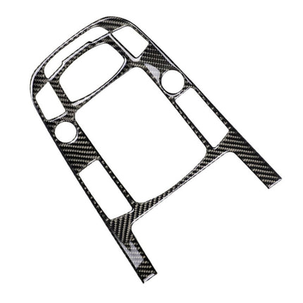 Car Carbon Fiber Gear Position Panel Decorative Sticker for Audi 2010-2018 Q5 / 2009-2016 A4L / 2009-2016 A5, Left Drive