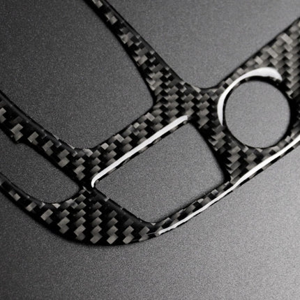 Car Carbon Fiber Gear Position Panel Decorative Sticker for Audi 2010-2018 Q5 / 2009-2016 A4L / 2009-2016 A5, Left Drive