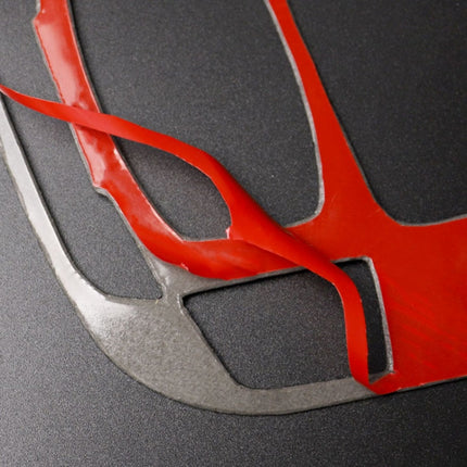 Car Carbon Fiber Gear Position Panel Decorative Sticker for Audi 2010-2018 Q5 / 2009-2016 A4L / 2009-2016 A5, Left Drive