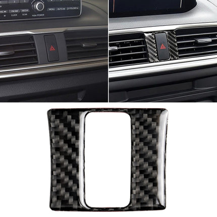Car Carbon Fiber Warning Light Decorative Sticker for Mazda Axela 2013-2018, Warning Light