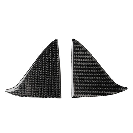 Car Carbon Fiber Front Inner Door A Triangle Decorative Sticker for Mazda Axela 2017-2018, Front Inner Door A Triangle