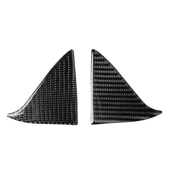 Car Carbon Fiber Front Inner Door A Triangle Decorative Sticker for Mazda Axela 2017-2018, Front Inner Door A Triangle