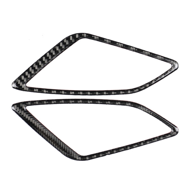 Car Carbon Fiber Instrument Air Outlet Decorative Sticker for Mazda Axela 2014 / 2017-2018, Instrument Air Outlet