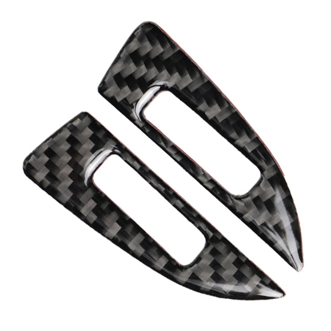 Car Carbon Fiber Air Conditioning Air Outlet Adjustment Frame Decorative Sticker for Mazda Axela 2014 / 2017-2018, Air Conditioning Air Outlet Adjustment