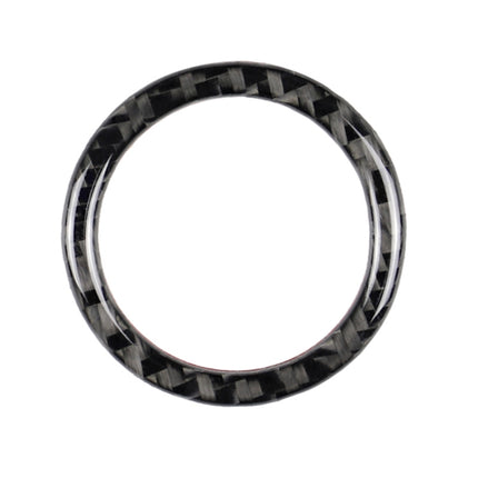Car Carbon Fiber One-button Start Decorative Sticker for Toyota Eighth Generation Camry 2018-2019, One-button Start