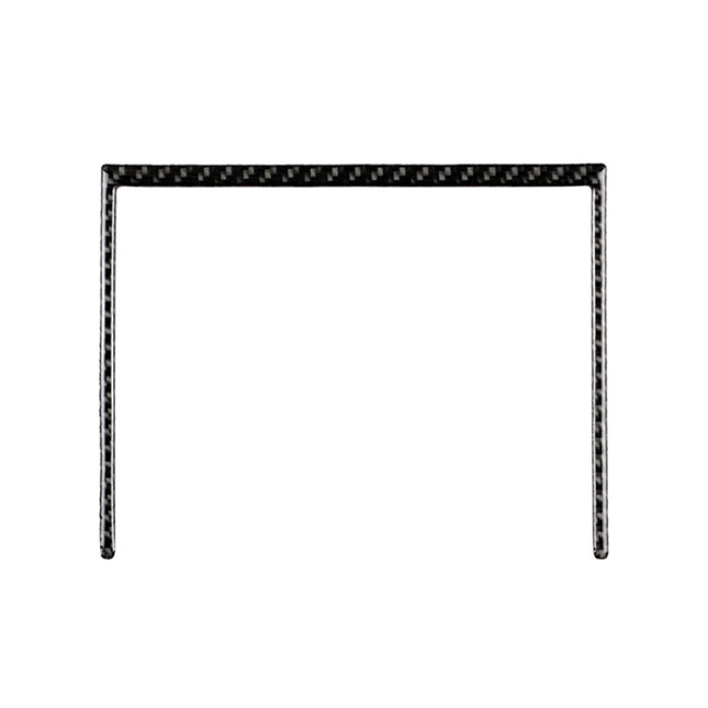 Car Carbon Fiber Storage Box U Shape Frame Decorative Sticker for Toyota Eighth Generation Camry 2018-2019