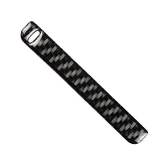 Car Carbon Fiber Storage Box Groove Decorative Sticker for Toyota Eighth Generation Camry 2018-2019, Left Drive
