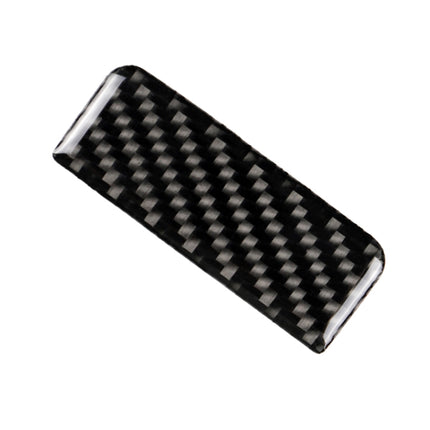 Car Carbon Fiber Main Driving Storage Box Handle Decorative Sticker for Toyota Eighth Generation Camry 2018-2019