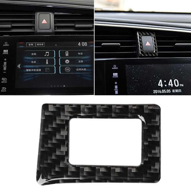 Car Carbon Fiber Double Flash Frame Decorative Sticker for Honda Tenth Generation Civic 2016-2019