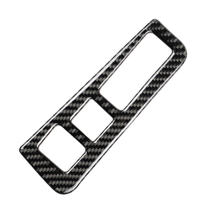 Car Carbon Fiber Headlight Switch Frame Decorative Sticker for Cadillac XT5 2016-2017, High Version, Left Drive, Headlight Switch