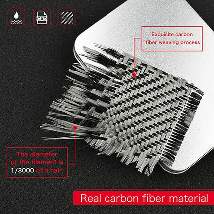 Car Carbon Fiber Main Driving Triangle Decorative Sticker for Cadillac XT5 2016-2017, Left Drive, Main Driving Triangle