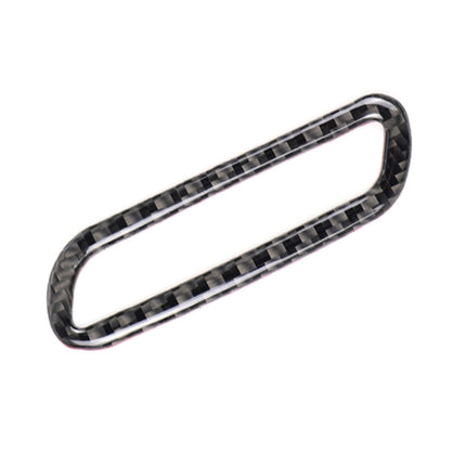 Car Carbon Fiber Seat Memory Adjustment Decorative Sticker for Cadillac XT5 2016-2017, Left Drive, Seat Memory Adjustment