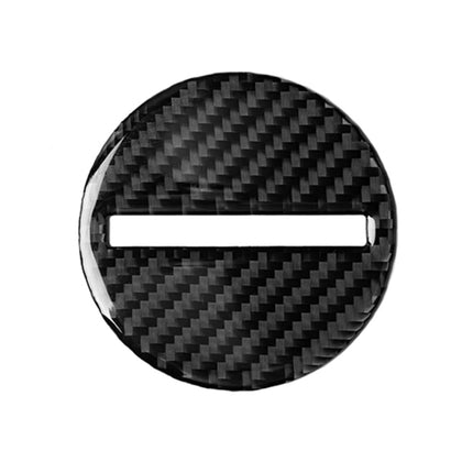 Car Carbon Fiber Steering Wheel Logo Decorative Sticker for Chevrolet Camaro 2017-2019, Steering Wheel Logo