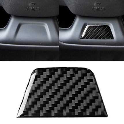 Car Carbon Fiber Below Steering Wheel Decorative Sticker for Chevrolet Camaro 2017-2019, Below Steering Wheel