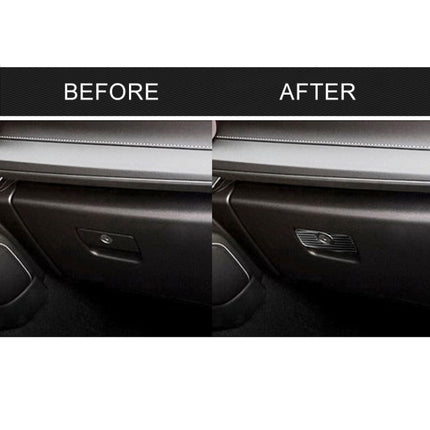 Car Carbon Fiber Glove Box Decorative Sticker for Chevrolet Camaro 2017-2019, Glove Box