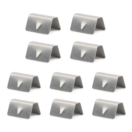 10 PCS Car Windshield Clip Wind / Rain Deflector Channel Metal Buckle for Heko G3