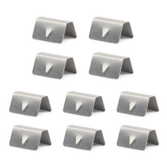10 PCS Car Windshield Clip Wind / Rain Deflector Channel Metal Buckle for Heko G3