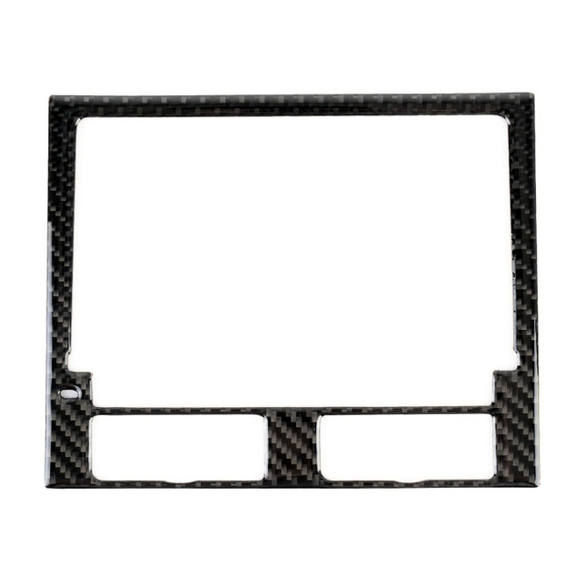 Carbon Fiber Car Navigation Panel Decorative Sticker for Porsche Macan, Navigation Panel