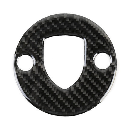 Carbon Fiber Car Steering Wheel Decorative Sticker for Porsche Macan, Steering Wheel