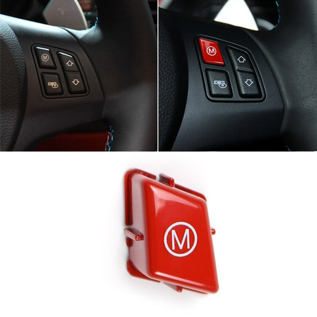 Wheel M Fashion Button Switch Trim Cover for BMW 3 series E90 E92 E93 M3 2007-2013, For BMW 3 series (Blue), M
