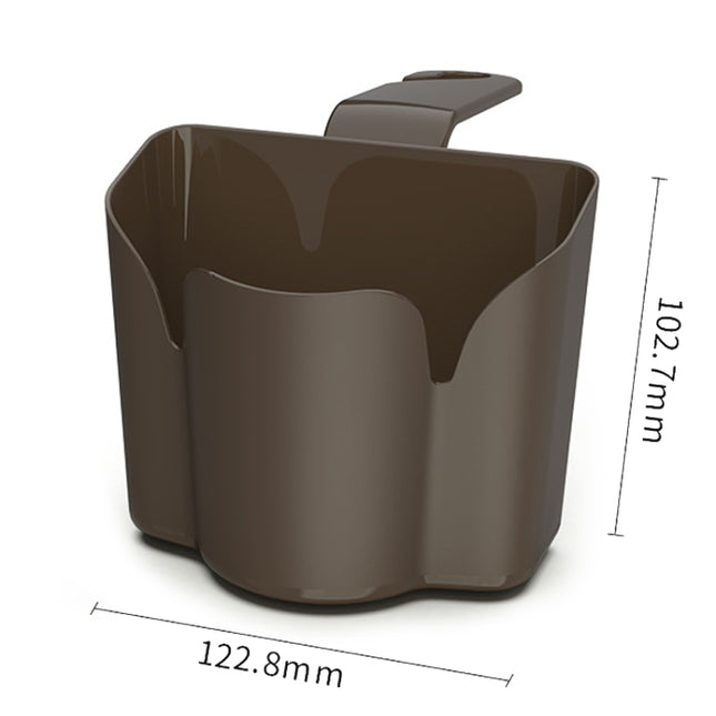 Car Back Seat Hook Trash Rubbish Garbage Can Mobile Phone Holder Storage Box