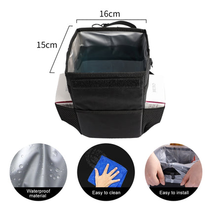 Car Back Seat Hook Garbage Can Car Storage Box, Car Storage Box
