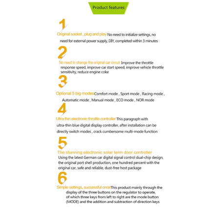 TROS KS-5Drive Potent Booster for Hyundai Santa FE 2010-2012 Electronic Throttle Controller, For Hyundai Santa FE 2010-2012