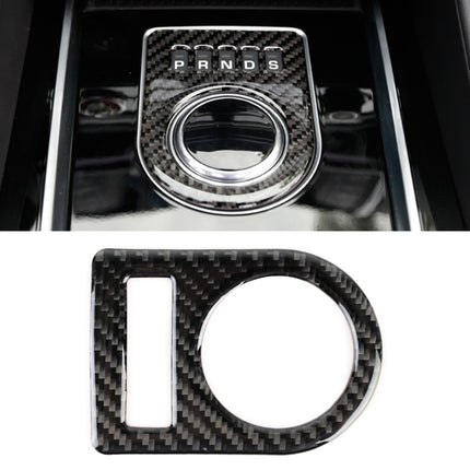 Carbon Fiber Car Gear Display Decorative Sticker for Jaguar F-PACE, Gear Display