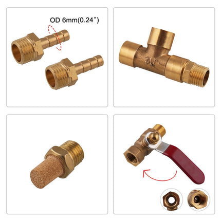 Engine Oil Catch Can Oil Filter Tank Breather Tank Single Cup with Drain Valve for Honda Civic