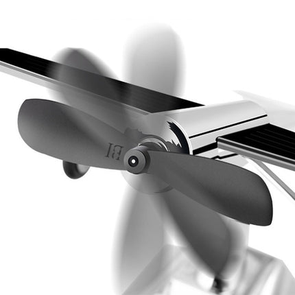 Car Interior Decoration Accessories Aircraft Model Ornaments Propeller Rotating Solar Energy Ornament