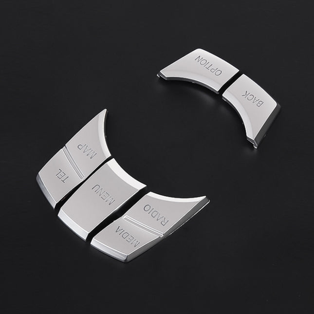 Multi-function Knob Modified IDRIVE Button Decorative Sticker for BMW 1 2 3 5 Series X1 X3 X5 X6, Seven Button Bticker