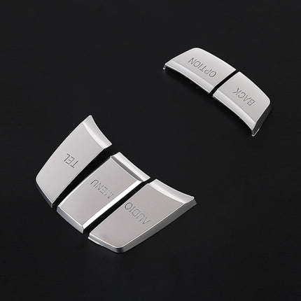 Multi-function Knob Modified IDRIVE Button Decorative Sticker for BMW 1 2 3 5 Series X1 X3 X5 X6, Five Button Bticker