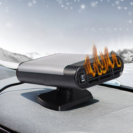 Car Heater Hot Cool Fan Windscreen Window Demister Defroster DC 12V, Purification Version, DC 12V, Purification Version (Grey), DC 12V, Purification Version (Red)