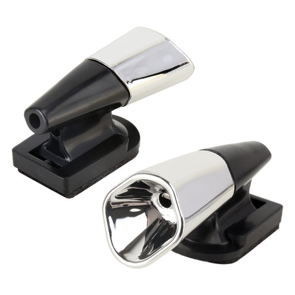 Car ABS Deer Alert Sound Alarm Ultrasonic Wind Power Animal Repeller, Alarm Ultrasonic  (Black), Alarm Ultrasonic (Silver)