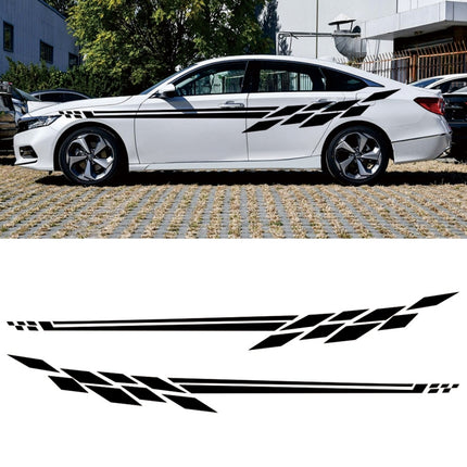 Car Styling Plaid Series PVC Sticker Auto Decorative Sticker