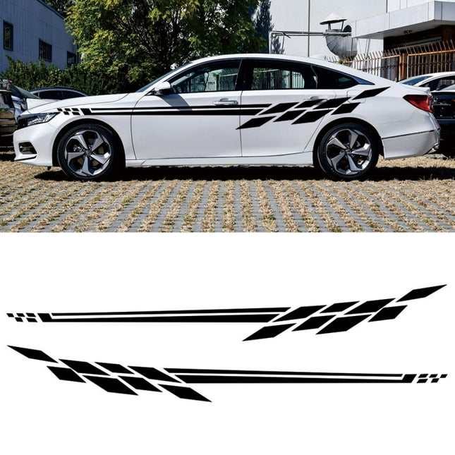 Car Styling Plaid Series PVC Sticker Auto Decorative Sticker, D-373