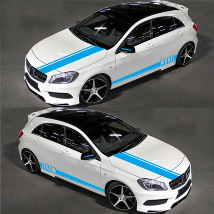 5 in 1 Car Styling Stripe Hood PVC Sticker Auto Decorative Sticker, D-935
