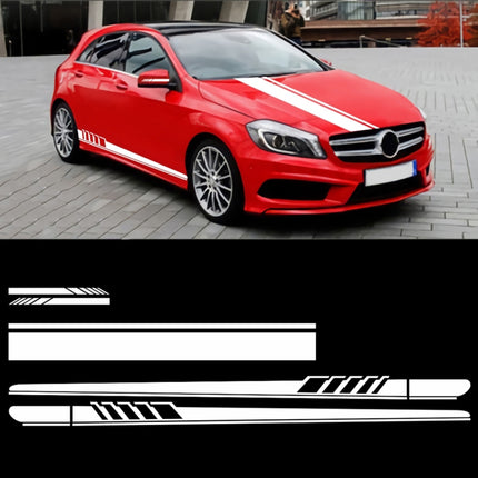 5 in 1 Car Styling Stripe Hood PVC Sticker Auto Decorative Sticker, D-935